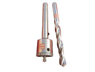 Diamond Tube Drills - Color: Silver