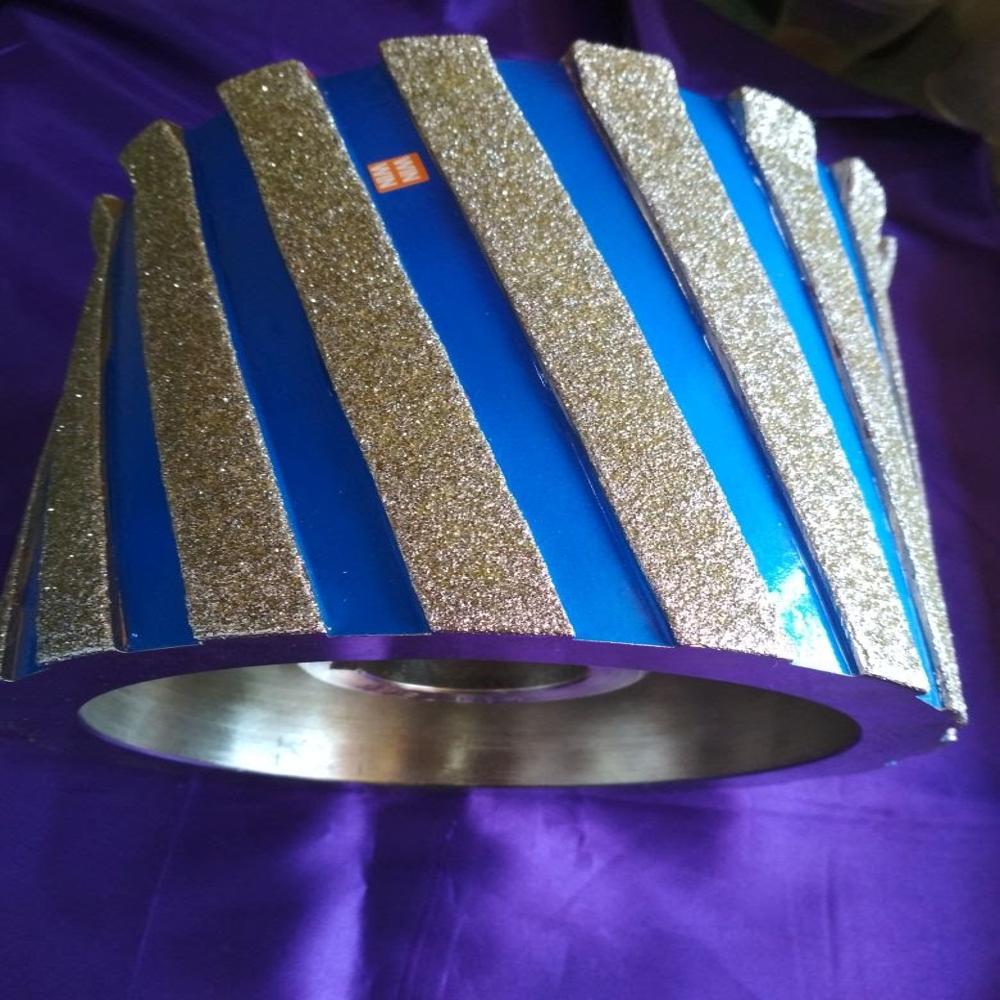 Electroplated Diamond Roller - Color: Silver