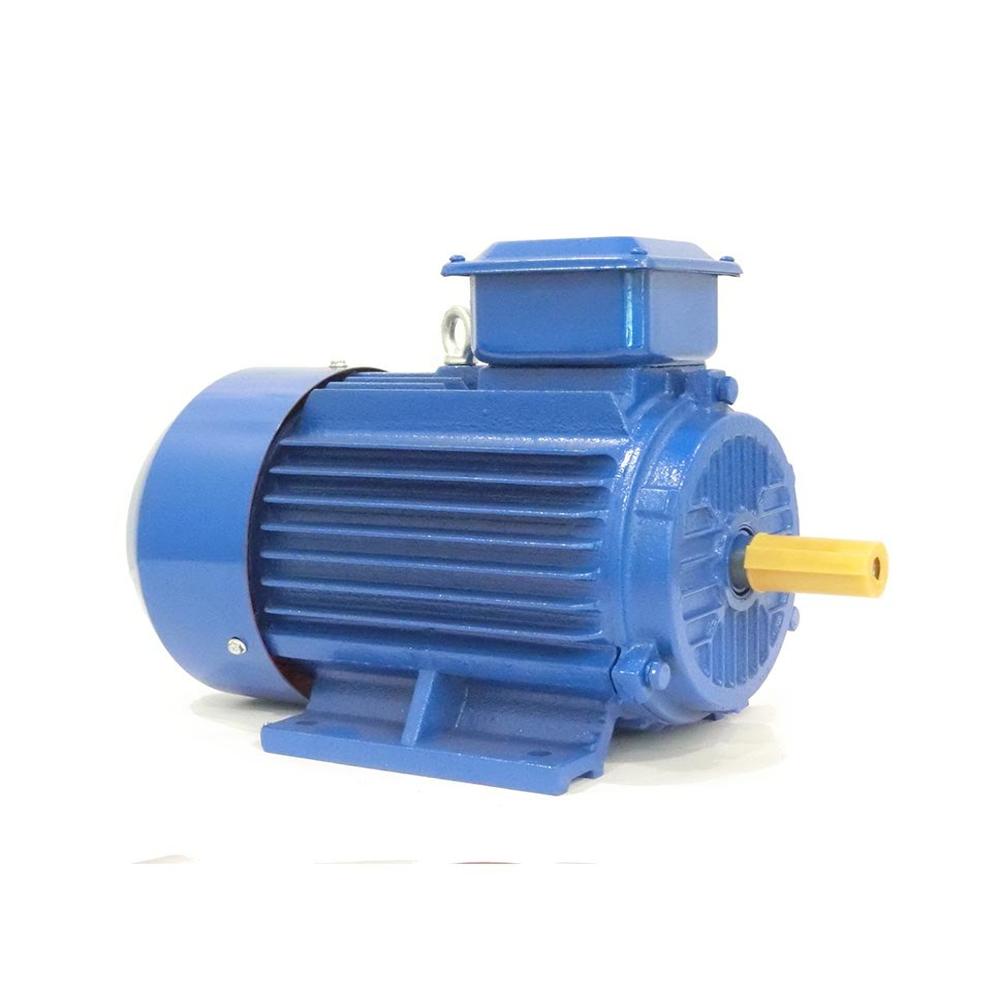 Three Phase Crane Electric Motor - Mild Steel, 415 Volt, Blue, Ip55 , Air Cooled, 50 Hertz, Electric Start, 1-year Warranty