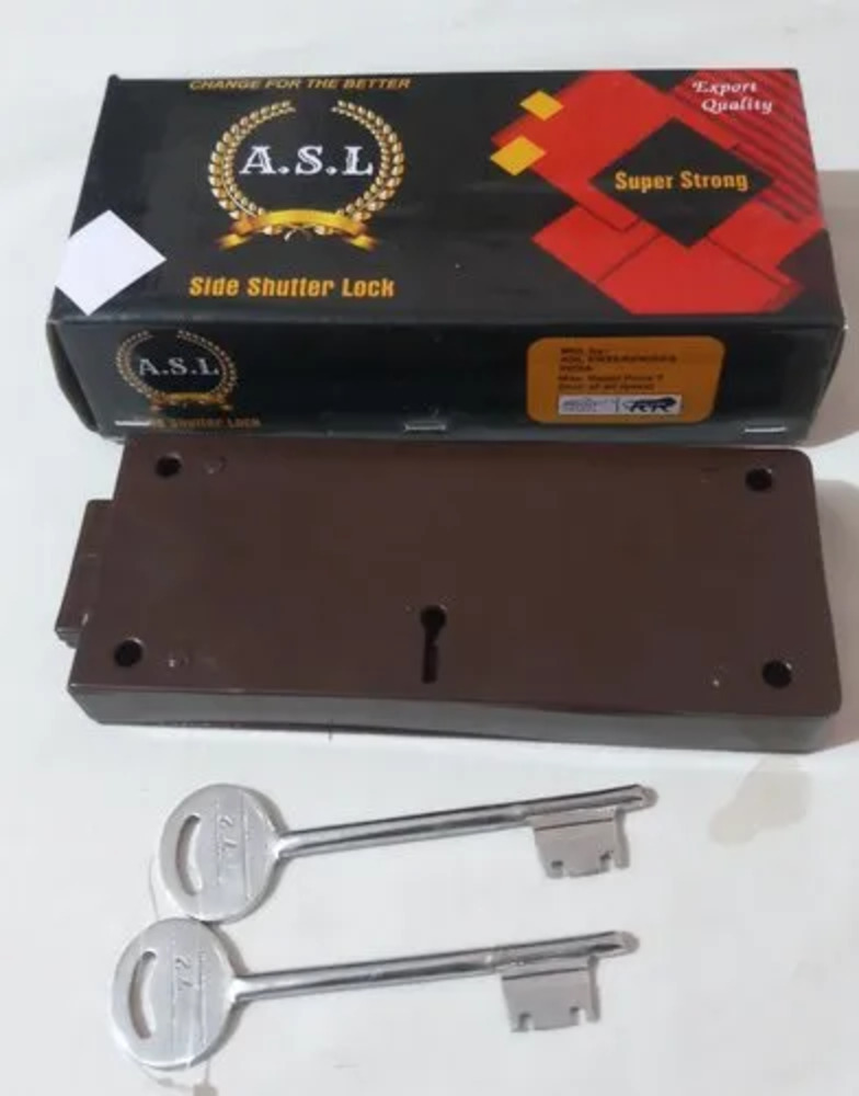 Side Shutter Lock - Color: Red And Brown