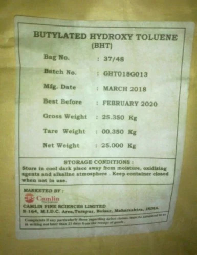 Butylated Hydroxy
