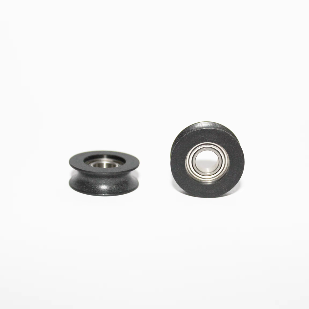 Pulley Wheel Roller Pa66 With 30% Glass Fiber Nylon Coated Stainless Steel 440 Roller Wheel Bearing - Height: 10 Millimeter (Mm)