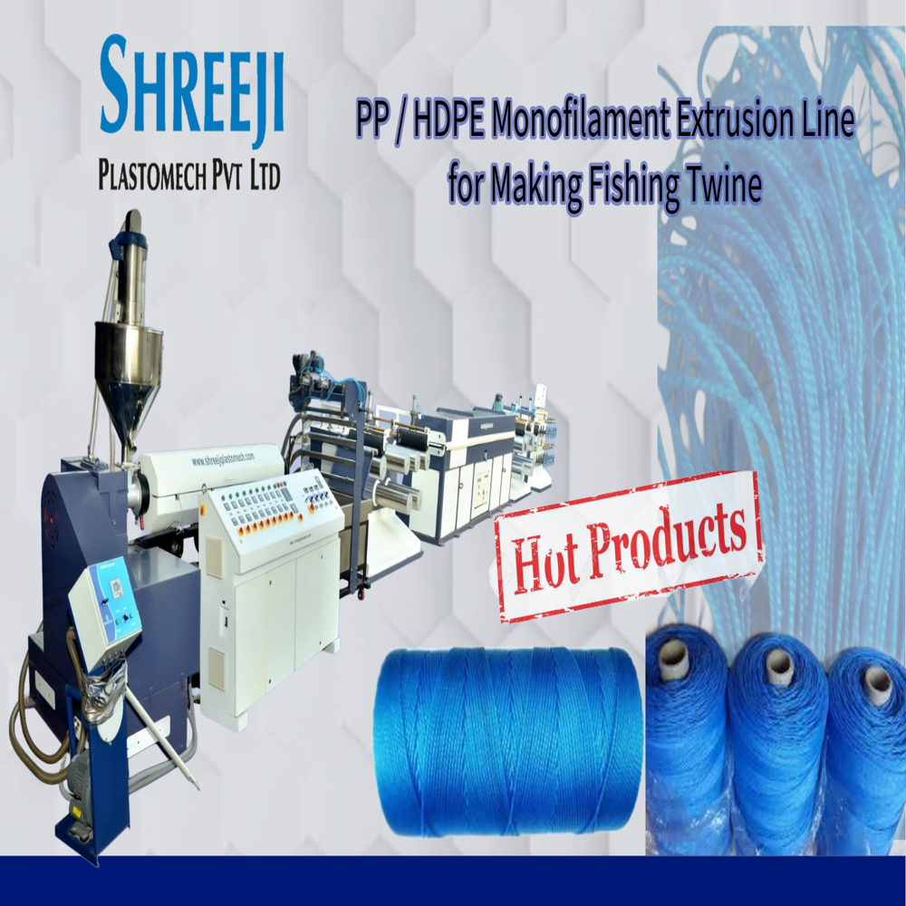 Monofilament Extrusion Plant For Fishing Net. - Automatic Grade: Automatic