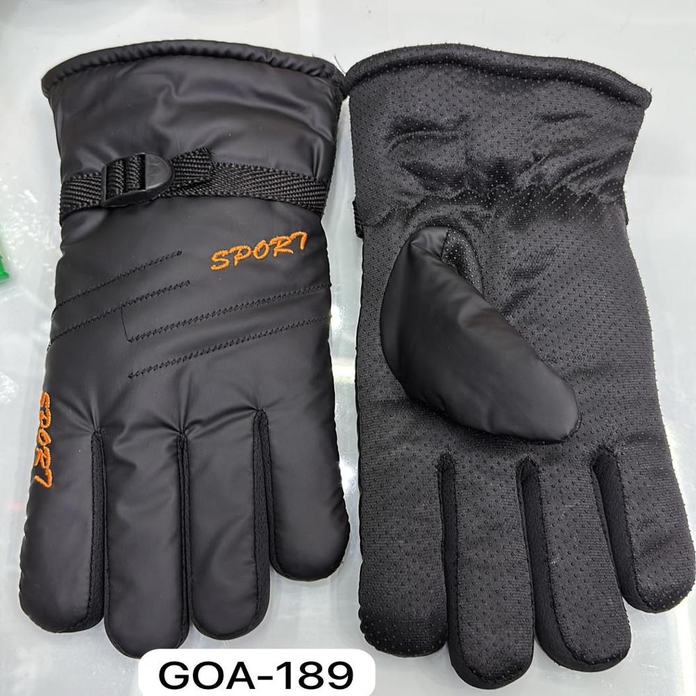 Men Hand Gloves - Color: Black