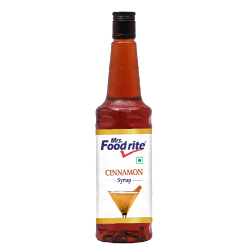750Ml Cinnamon Syrup - Capacity: 0.7 Ltr