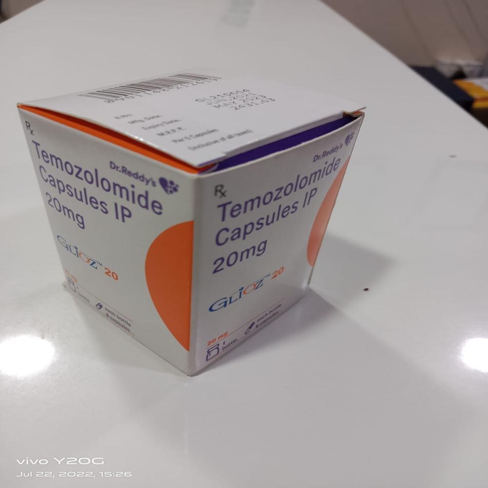 Glioz Temozolomide 20mg Capsules