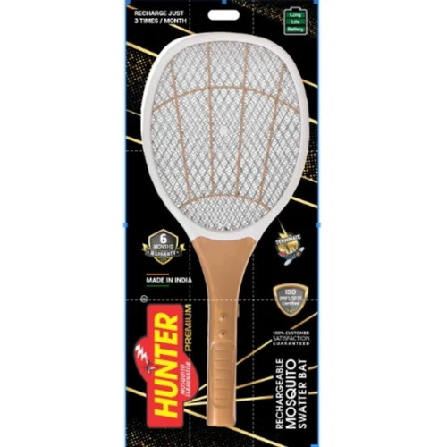 Hunter Premium Rechargeable Mosquito Swatter Bat - Duration: 1-2 Years Years