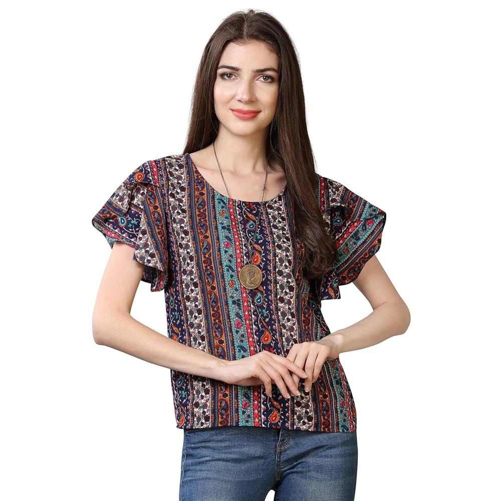 Regular Fit Top Black Top - Age Group: 21-35