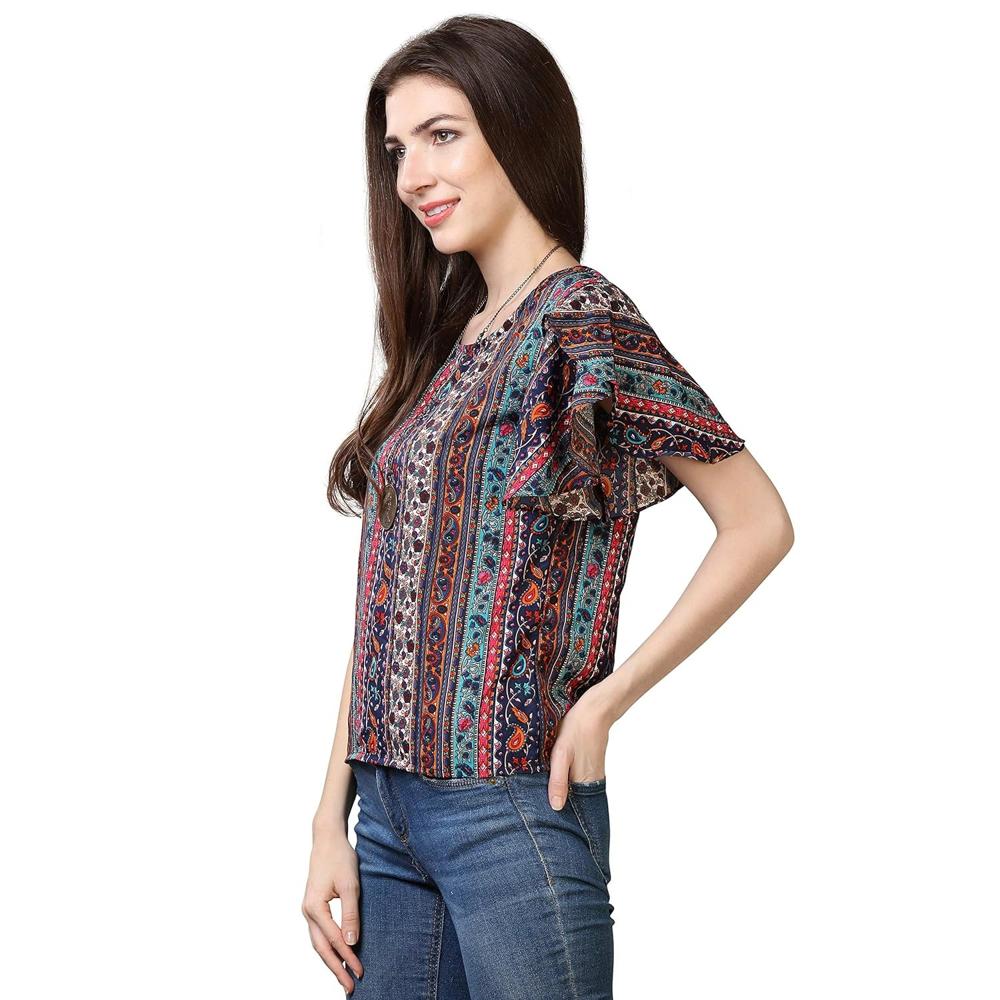 Regular Fit Top Black Top