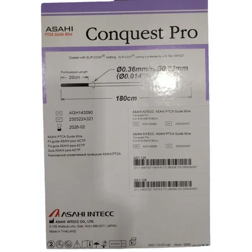 Asahi Rg3 Guide Wire - Color: Customized