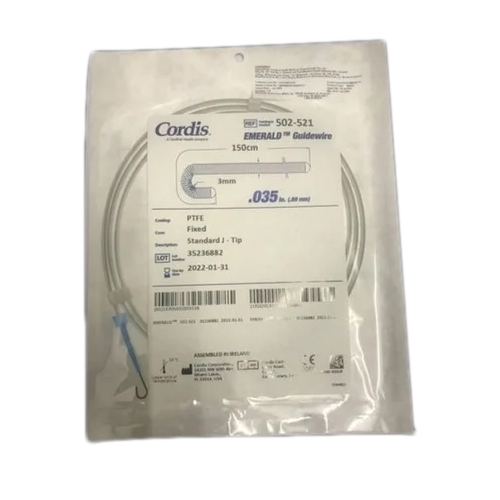 150 Cm Emerald Guidewire - Application: Hospital