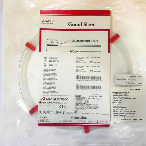 Asahi Grand Slam Guide Wire - Application: Hospital