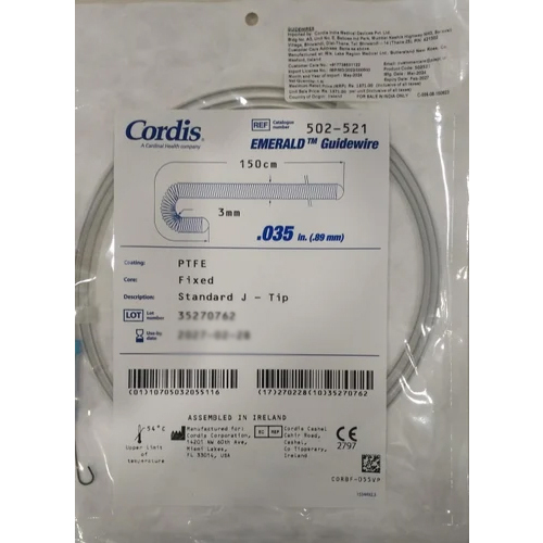 Cordis Emerald Diagnostic Guide Wire