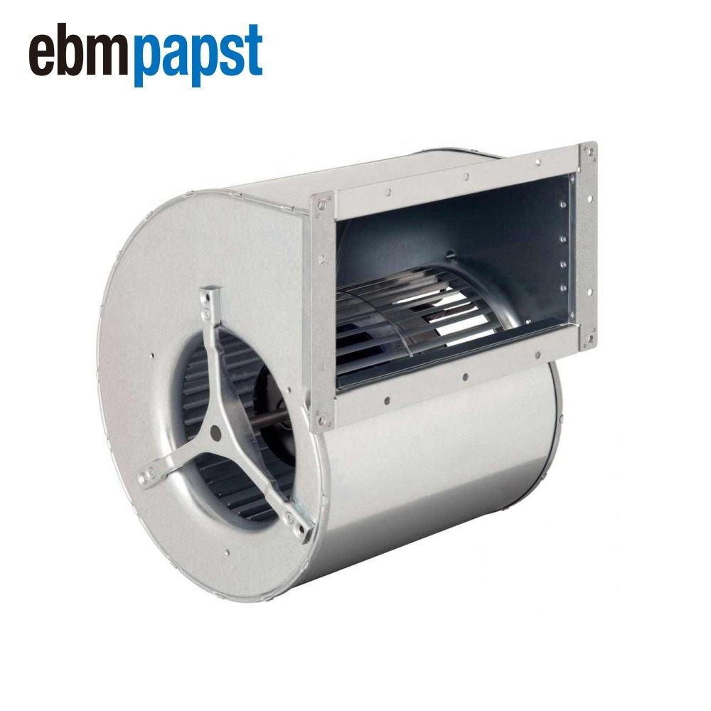 ebmpapst D4E180-BA02-02 230V AC 295x332x309mm 1.58/2.02A 460W 1225 CFM 1360RPM Ball Bearing Inverter Centrifugal Cooling Fan