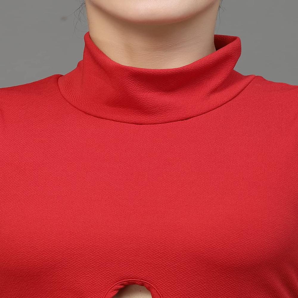Solid Plate Red Top - Design: Fancy