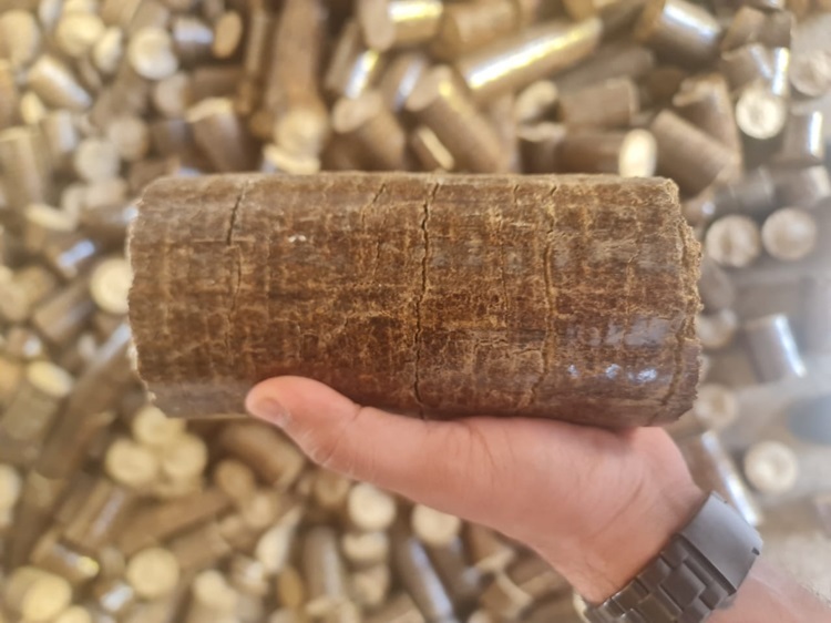 White Coal Biomass Briquette