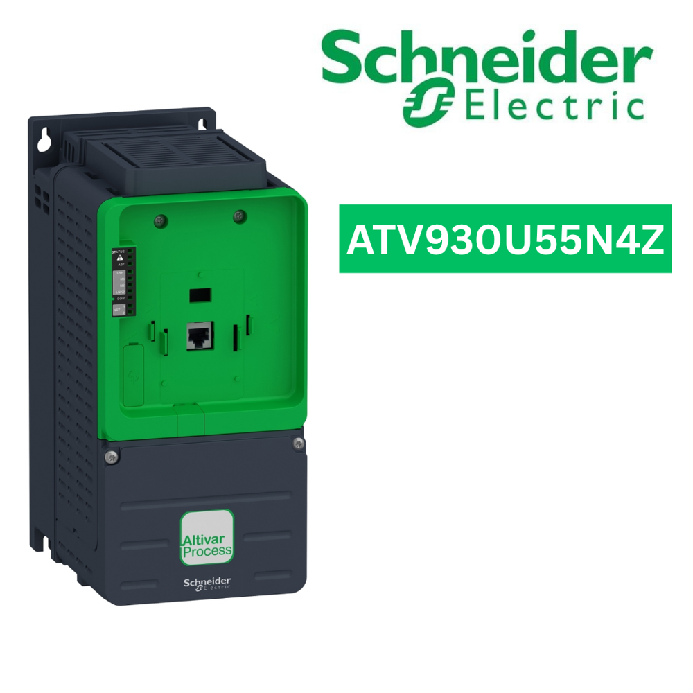 ATV930U55N4Z-variable speed drive, Altivar Process ATV900, ATV930, 5.5kW, 380 to 480V, cabinet Integration, IP20