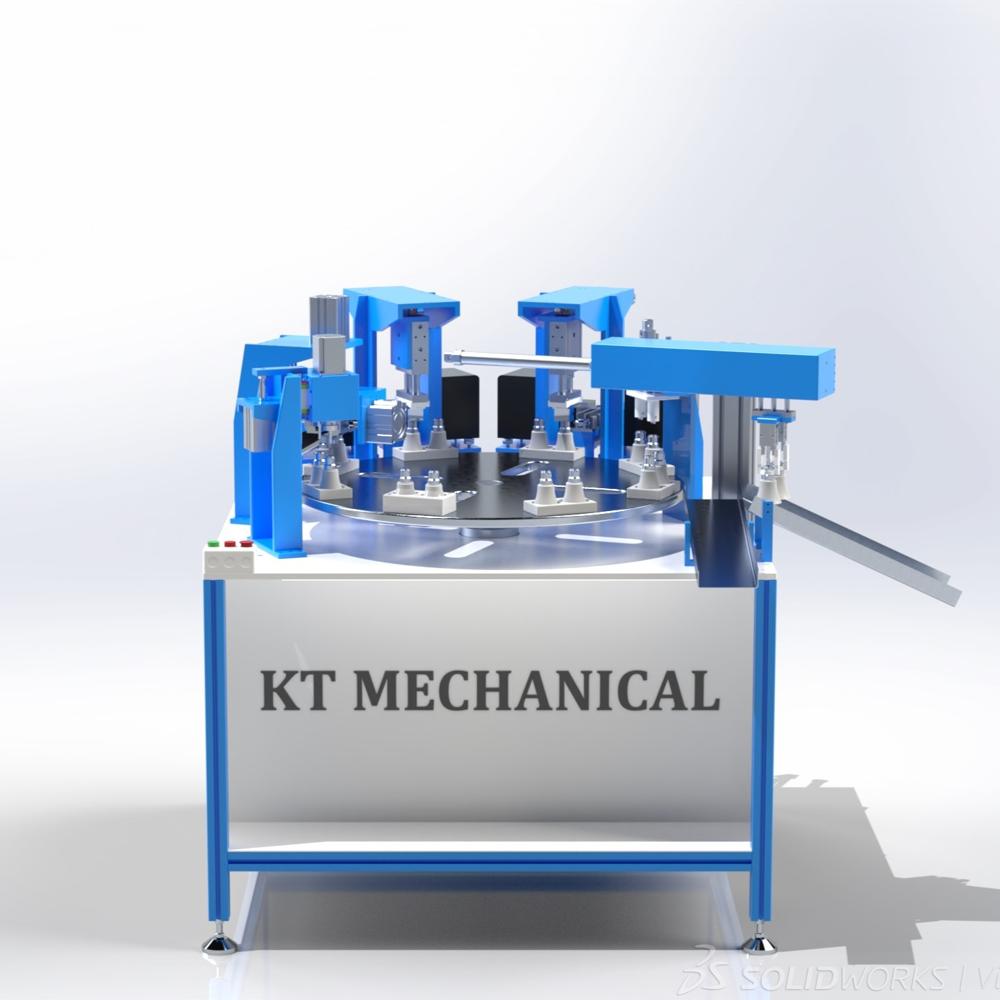 White And Blue Copper Tube End Flaring Machine