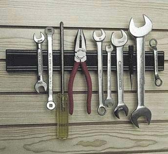 Hand Tool Metal Magnetic Racks - Color: Black