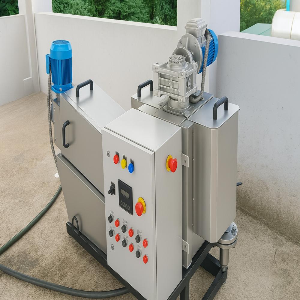 WHIRLER Effluent SS304 Continuous Drying Sludge Press