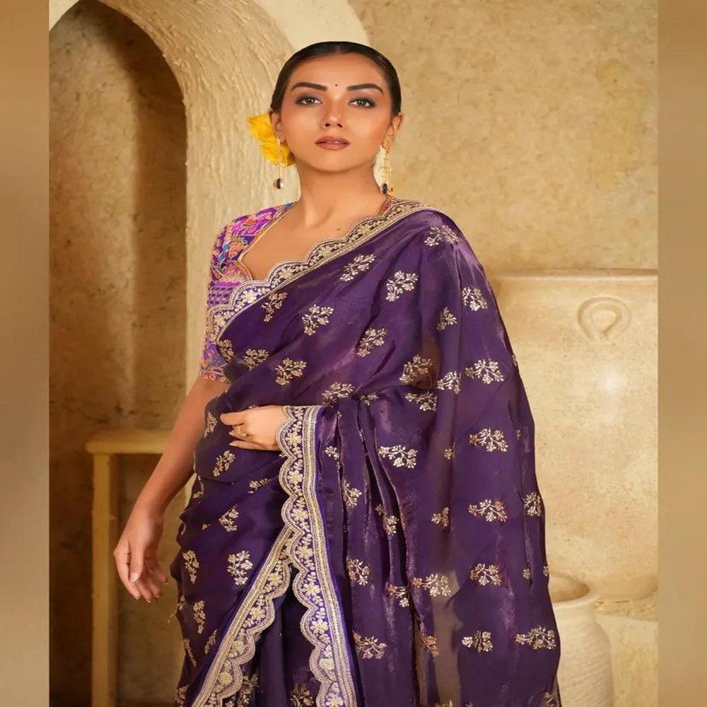 Indian Designer Ethnic Wear Saree - Color: Different Available