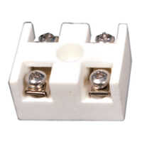 Ceramic Connector - Color: White
