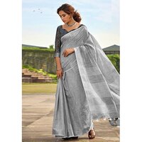 Linen Saree