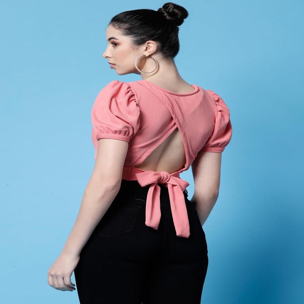 Solid Fit Top - Color: Pink
