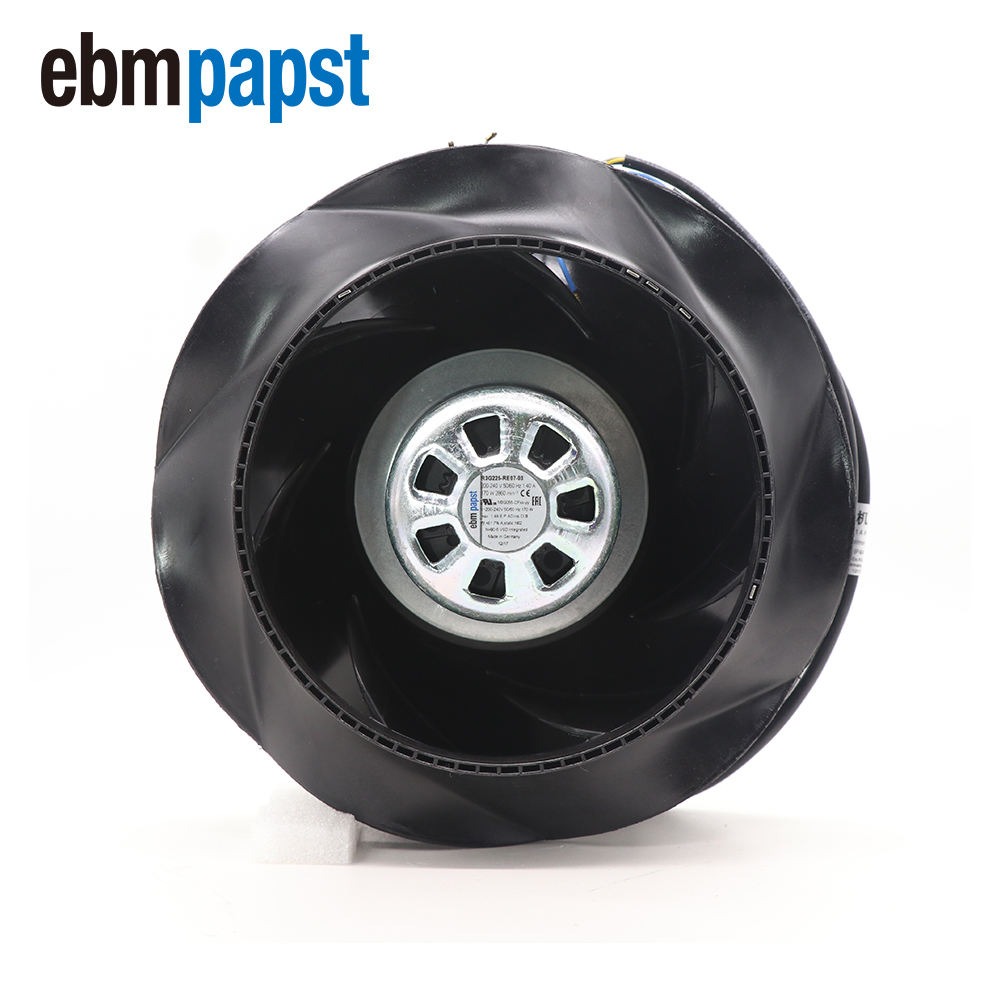 ebmpapst EC R3G190-CF R3G190-DF R3G225-CF R3G225-DF R3G225-8317076415 170W Air Purifier Centrifugal Cooling Fan R3G225-RE07-03