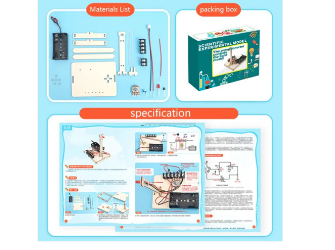 Diy Wooden Montessori Light Kit Infinite Dimming Hot Stem - Color: Brown