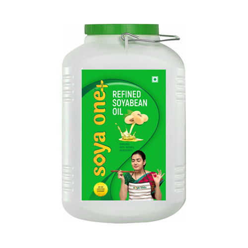 Soya One+ Refined Soyabean Oil Jar - Cultivation Type: Organic