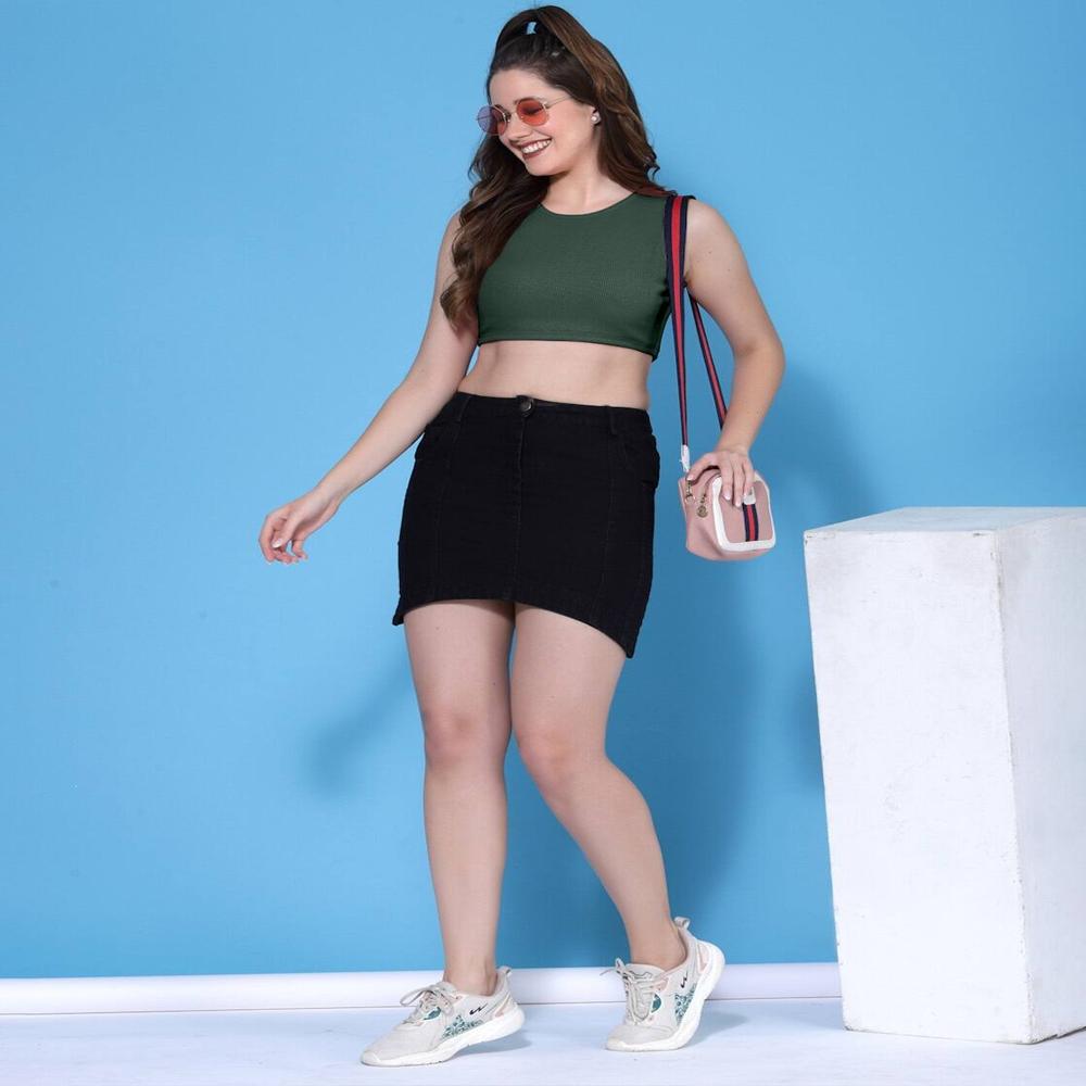 Women top with round neck