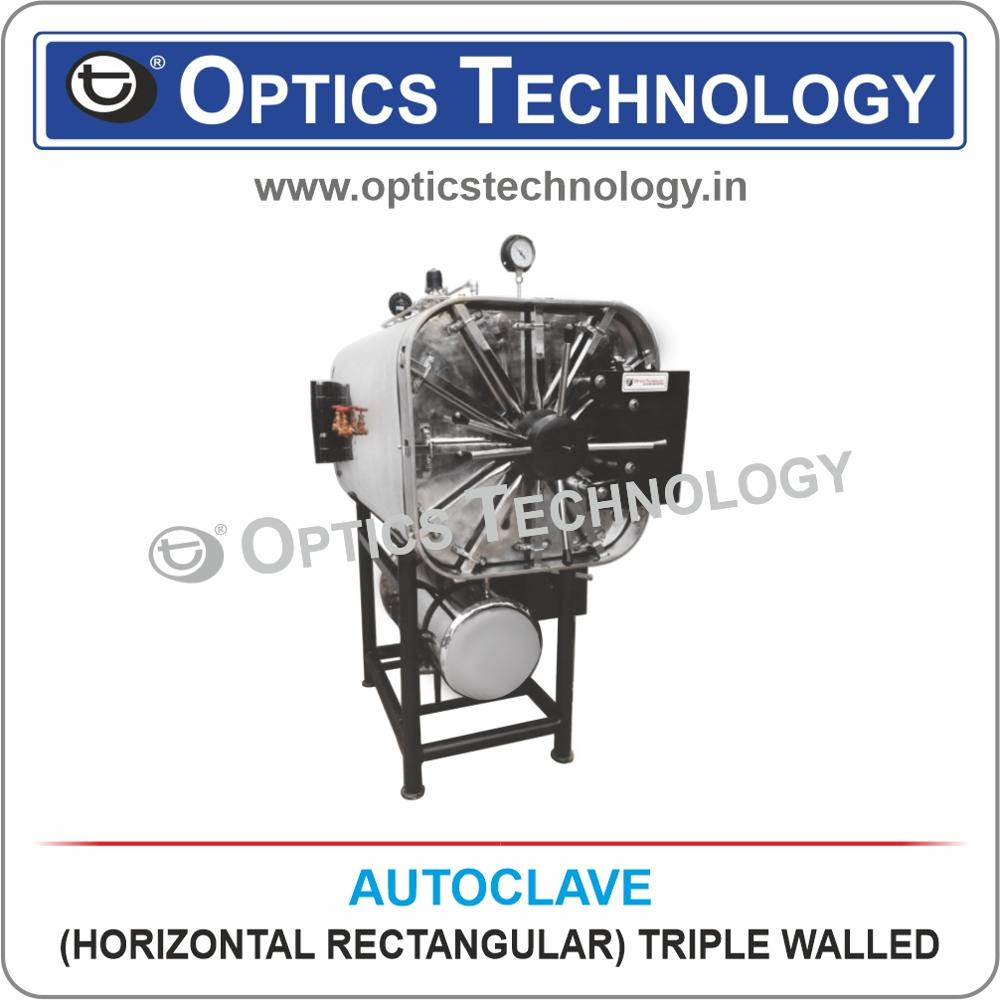 AUTOCLAVE (HORIZONTAL RECTANGULAR)(TRIPLE WALLED)