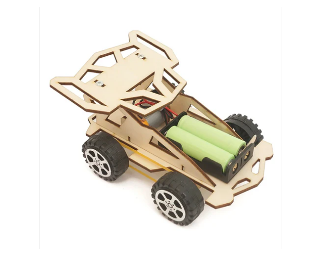 DIY Wooden 4WD Racer Car Kit Educational Craft DIY Kit