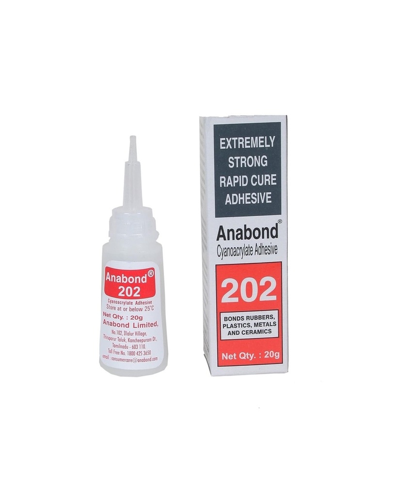 Anabond 202 Cyanoacrylate Adhesive - Color: Transparent