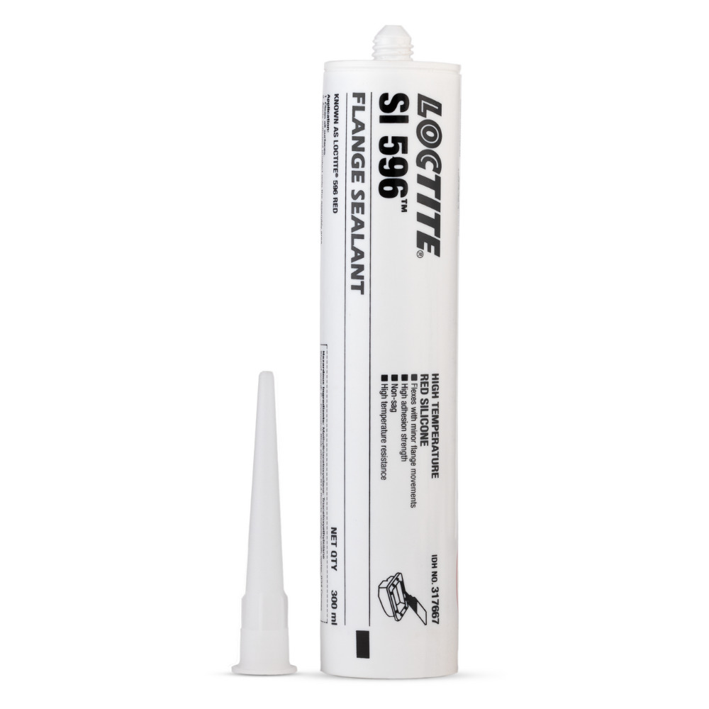 Loctite Si 596 Red High Temp Rtv Silicone Adhesive Sealant - Color: White
