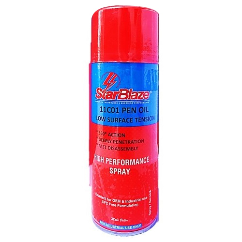 Starblaze Aerosol Based 11C01 Pen Oil - Operating Temperature: 5A C To 43A C Celsius (Oc)
