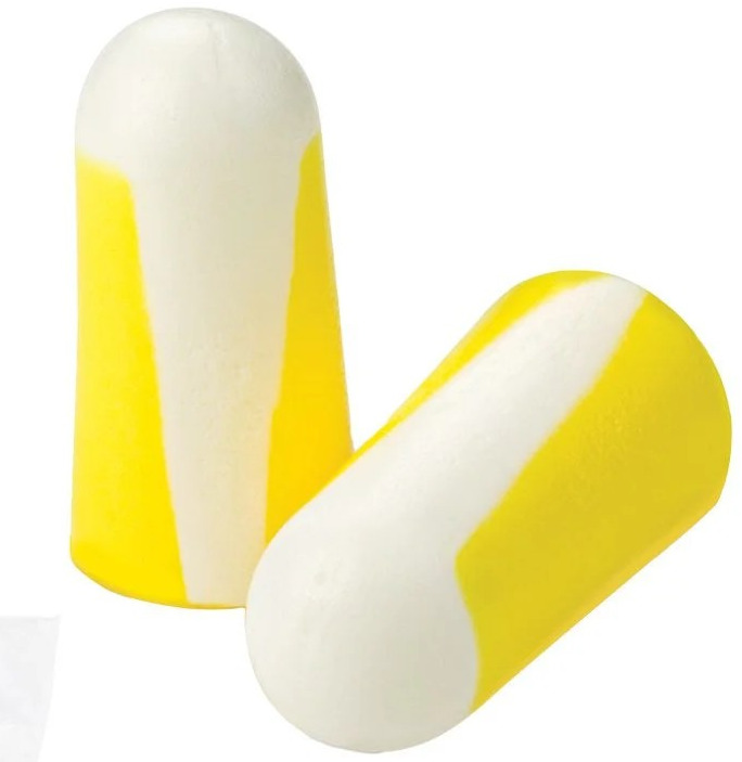 Bilsom 303L Foamplug Ear Plugs - Color: Yellow And White