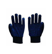 Cotton Knitted Dotted Gloves