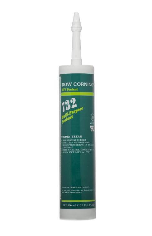 Dowsil Rtv Silicone Sealant 732 Clear Multipurpose Silicone Sealant - Color: White