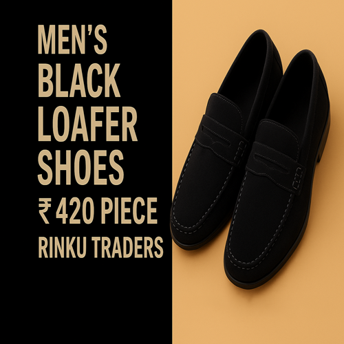 Mens Black Loafer
