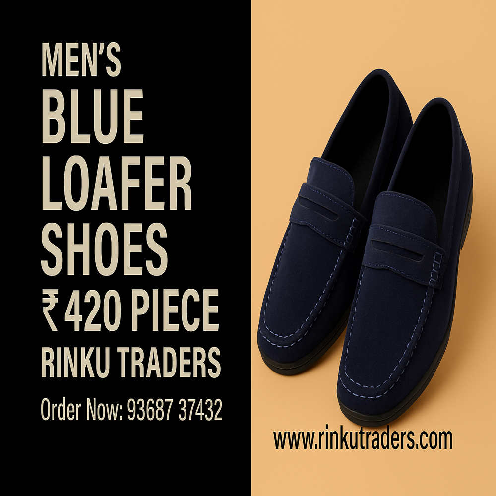 Mens Blue Loafer