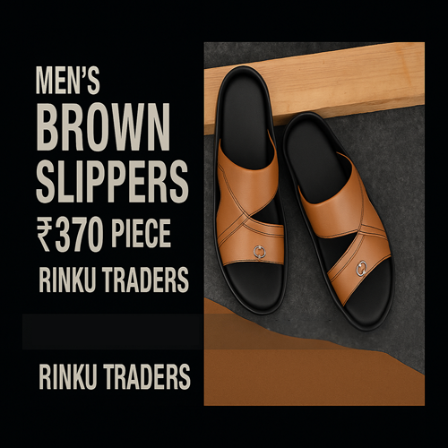 Mens Brown Slippers - Feature: Good Quality