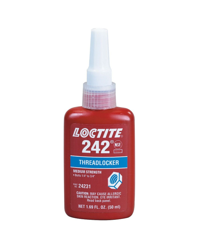 Loctite 242 Medium Strength Threadlocker - Color: Transparent