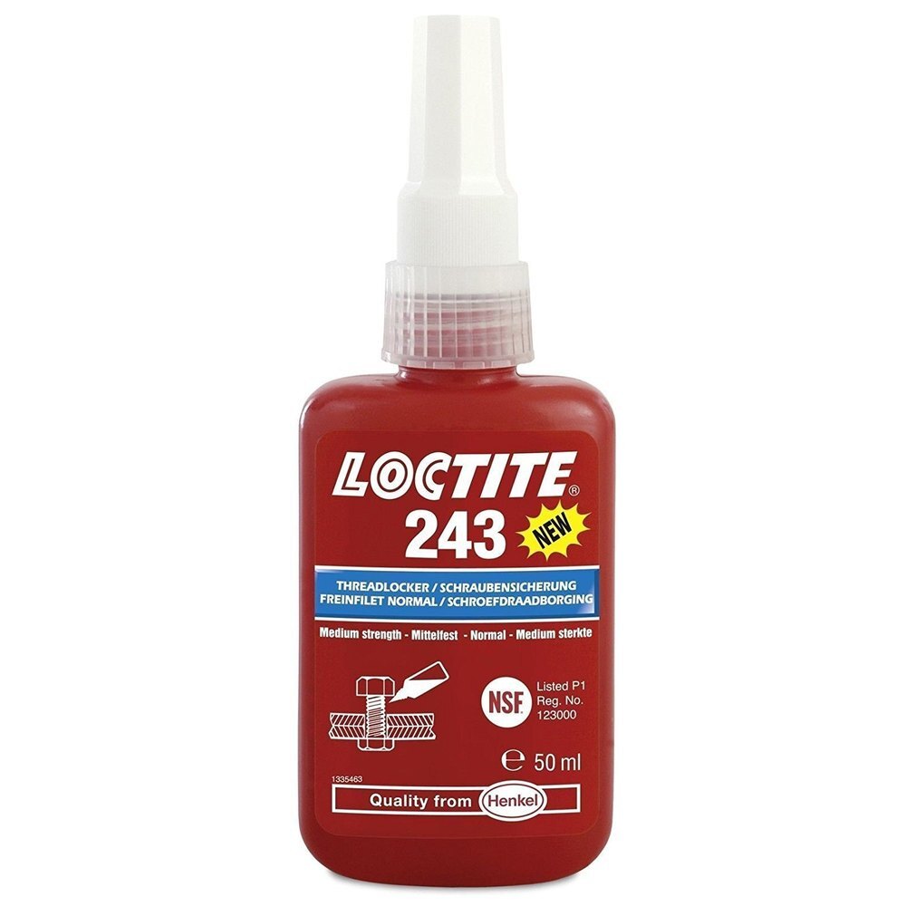 Loctite 243 Blue Threadlocker - Color: White