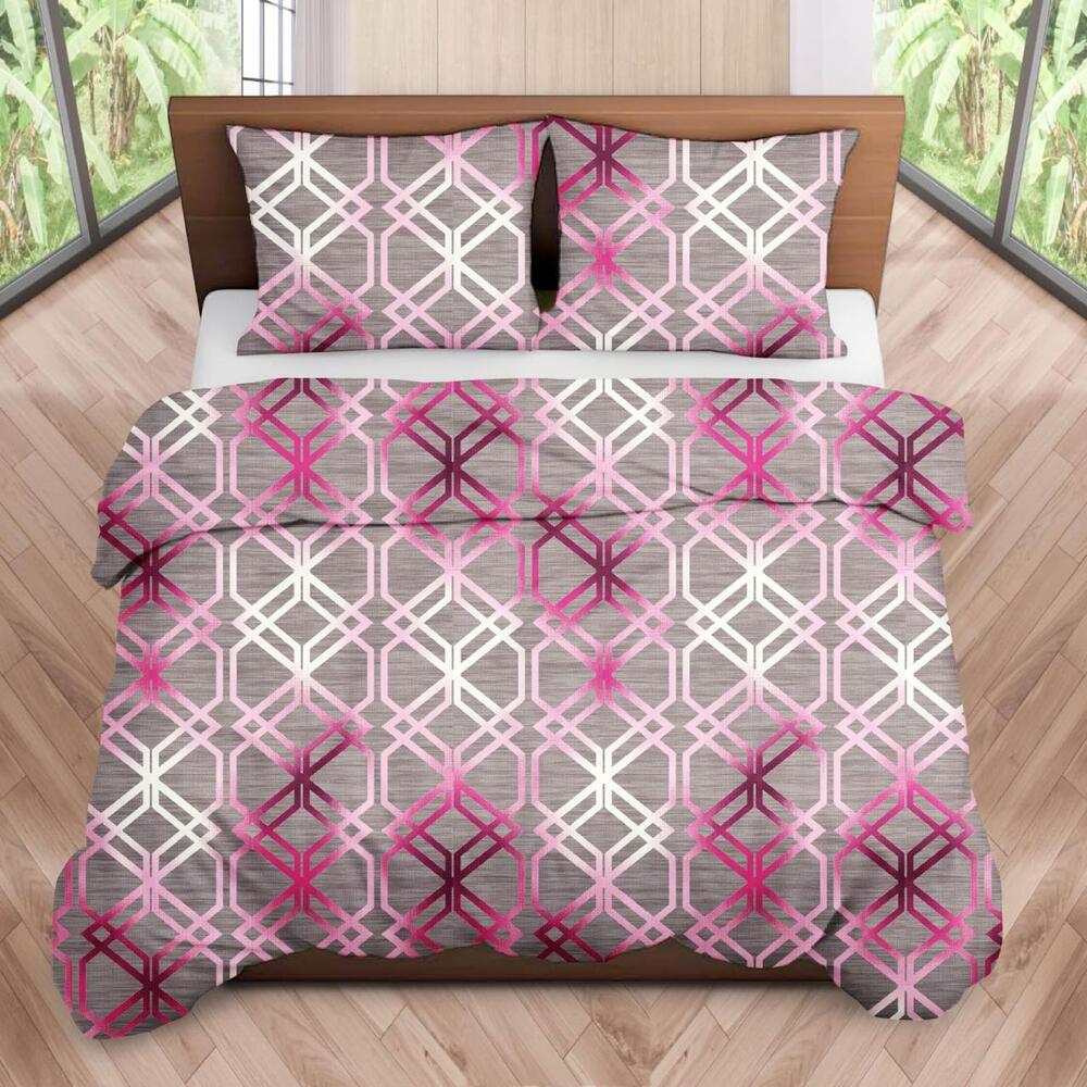 3D Cotton Polyester Mix Bedsheet - Color: Different Available