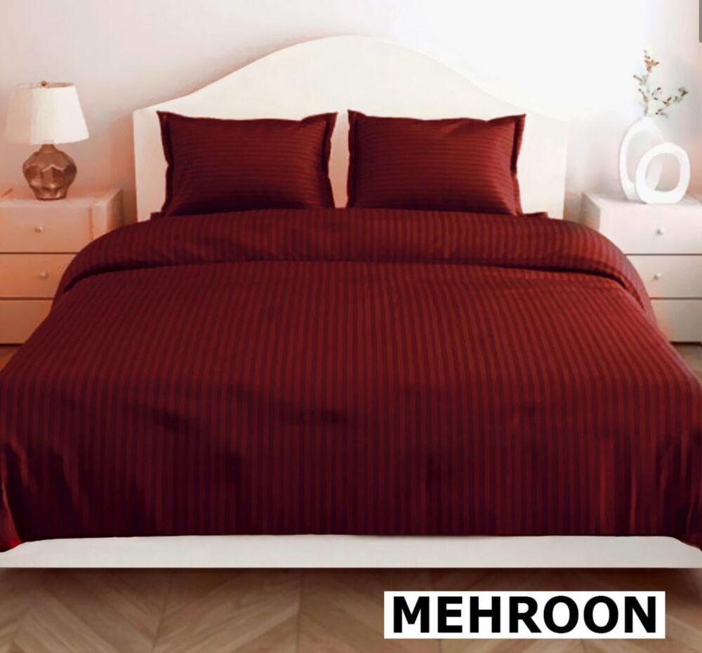 Mehroon Hotel Bedsheet - Color: Different Available