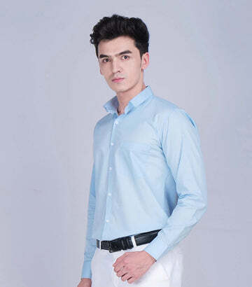 Lavith Light Blue Cotton Shirt - Color: Different Available