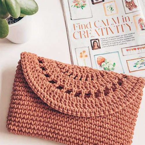 Crochet Clutch Bag - Color: Various Available