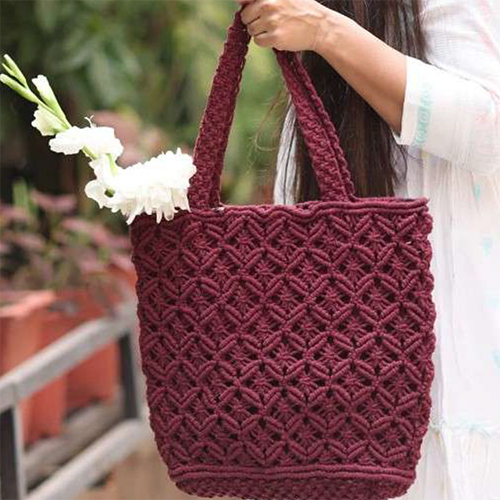 Crochet Hand Bag - Color: Various Available